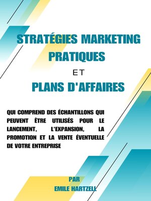 cover image of Stratégies marketing pratiques et plans d'affaires